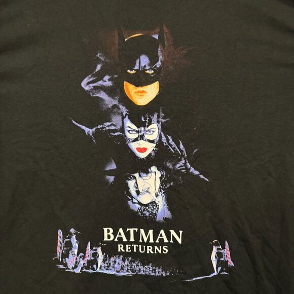 DC Comics Batman Returns Tim Burton Movie LS Shirt Size Large - Picture 2 of 4